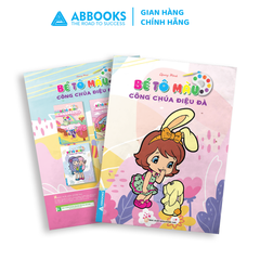 Sách - Bé tô màu ABBOOKS  - Nữ Hoàng Thời Trang - Công Chúa ĐIệu Đà - Bộ 2 cuốn