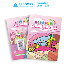 Sách - Bé tô màu ABBOOKS  - Cinnamoroll Chăm Ngoan, Dạo chơi trong rừng - Bộ 2 cuốn