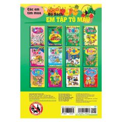 Em Tập Tô Màu - Chủ Đề Các Loài Rau, Củ