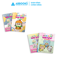 Sách - Bé tô màu - Baby Three dễ thương, đáng yêu - Bộ 2 cuốn