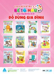 Sách - Bé tô màu và học tiếng anh theo chủ đề - Đồ dùng gia đình