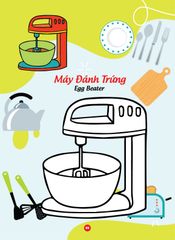 Sách - Bé tô màu và học tiếng anh theo chủ đề - Đồ dùng gia đình