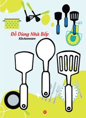 Sách - Bé tô màu và học tiếng anh theo chủ đề - Đồ dùng gia đình
