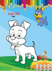 Sách - Bé tô màu và học tiếng anh theo chủ đề - Động vật nuôi