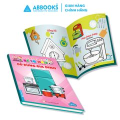 Sách - Bé tô màu và học tiếng anh theo chủ đề - Đồ dùng gia đình