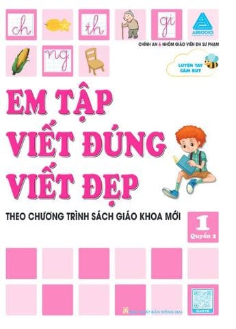 Luyện Tay Cầm Bút - Em Tập Viết Đúng Viết Đẹp (1Quyển 2)  - Theo Chương Trình Sách Giáo Khoa Mới