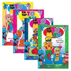 Em Tập Tô Màu - Chủ Đề Super Hero -  Siêu Nhân 1, Siêu Nhân 2, Siêu Nhân 3, Siêu Nhân 4