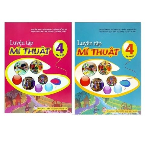 Sách - Luyện Tập Mĩ Thuật 4 (bộ 2 cuốn )