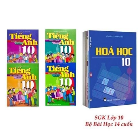 Sách - Giáo Khoa Bộ Lớp 10 - Sách Bài Học (Bộ 14 Cuốn) (2021)