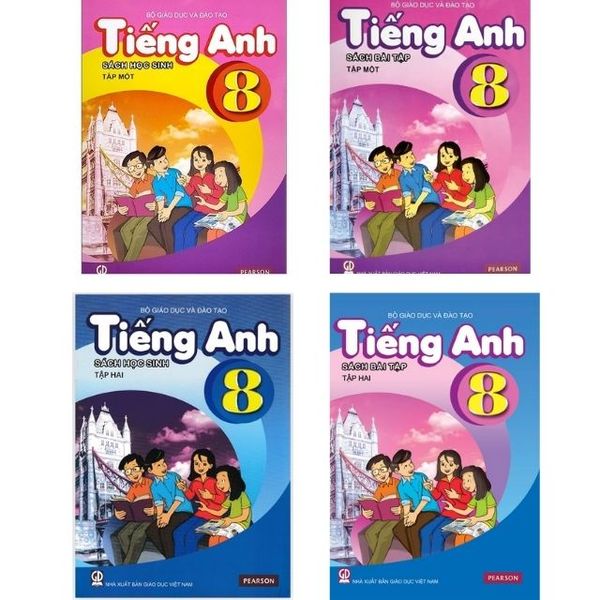 Sách - Tiếng Anh 8 (Bộ 4 cuốn ) (2021)