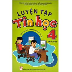 Sách - Luyện Tập Tin Học 4  (bộ 2 cuốn ) Het Hang