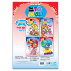 Em Tập Tô Màu - Chủ Đề Công Chúa 1