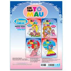 Em Tập Tô Màu - Chủ Đề Công Chúa 3