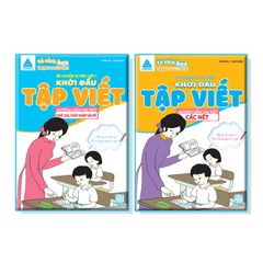Tủ Sách Hoa Trạng Nguyên - Bé Chuẩn Bị Vào Lớp 1- Khởi Đầu Tập Viết - Hướng Dẫn Chi Tiết