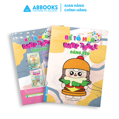 Sách - Bé tô màu - Baby Three dễ thương, đáng yêu - Bộ 2 cuốn