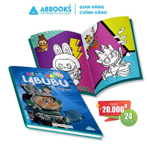 Sách - Bé tô màu - Labubu - Chủ đề: Tinh nghịch - Dạo chơi trong rừng - Hội bạn thân - Vương quốc đồ ăn vặt