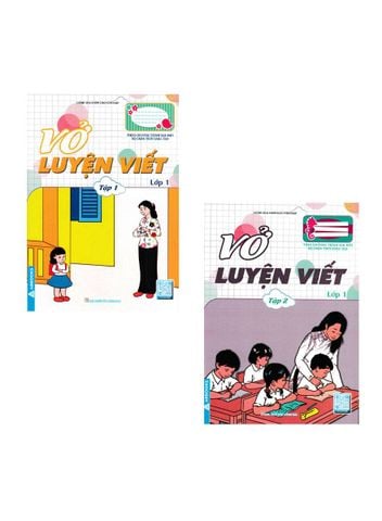 Combo Vở Luyện Viết Lớp 1. Tập 1. Tập 2 (Theo Chương Trình SGK Mới Bộ Chân Trời Sáng Tạo)