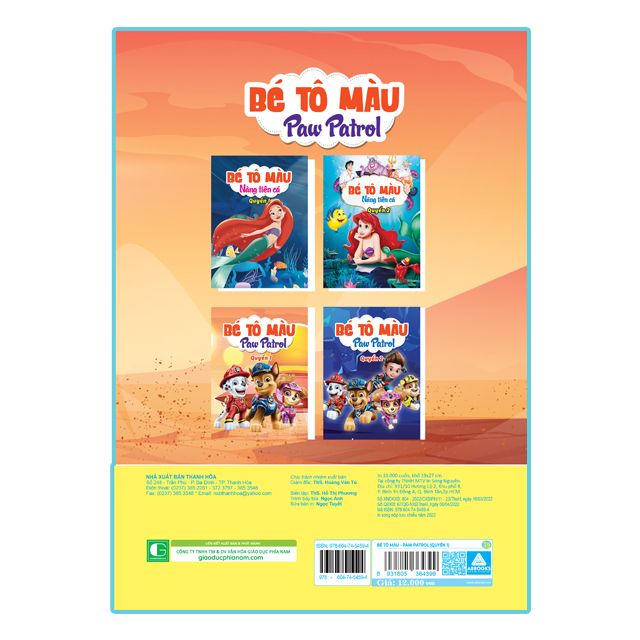 Bé Tô Màu – Paw Patrol