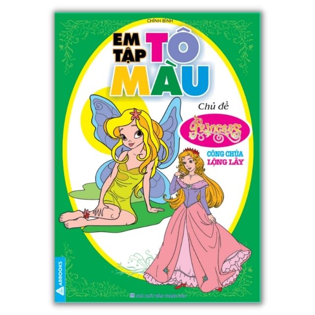 Em Tập Tô Màu - Công Chúa Lộng Lẫy