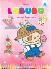 Sách - Bé tô màu - Labubu - Chủ đề: Tinh nghịch - Dạo chơi trong rừng - Hội bạn thân - Vương quốc đồ ăn vặt