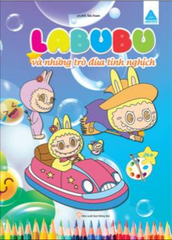 Sách - Bé tô màu - Labubu - Chủ đề: Tinh nghịch - Dạo chơi trong rừng - Hội bạn thân - Vương quốc đồ ăn vặt