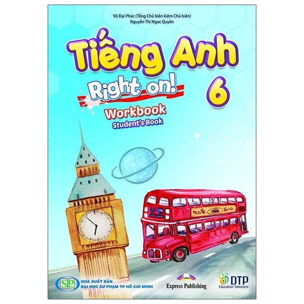 Tiếng Anh 6 - Right On - Workbook  - Sách Bài Tập