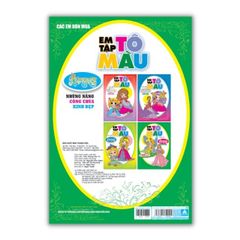 Em Tập Tô Màu - Công Chúa Diễm Lệ, Công Chúa Thần Tiên, Công Chúa Xinh Đẹp, Công Chúa Lộng Lẫy