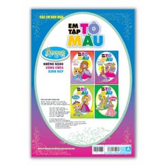 Em Tập Tô Màu - Công Chúa Diễm Lệ, Công Chúa Thần Tiên, Công Chúa Xinh Đẹp, Công Chúa Lộng Lẫy