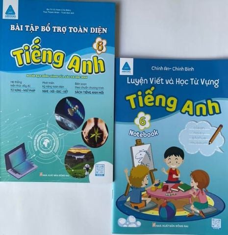 Combo Sách  Bài Tập Bổ Trợ Toàn Diện -Luyện Viết Và Học Từ Vựng Tiếng Anh 6 - Bộ 2 Cuốn