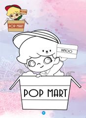 Sách - Bé tô màu ABBOOKS - Dimoo Dễ Thương, Hẹn Hò - Bộ 2 cuốn