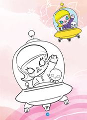 Sách - Bé tô màu - Chủ đề: Molly dạo chơi, Molly khám phá, Kuromi