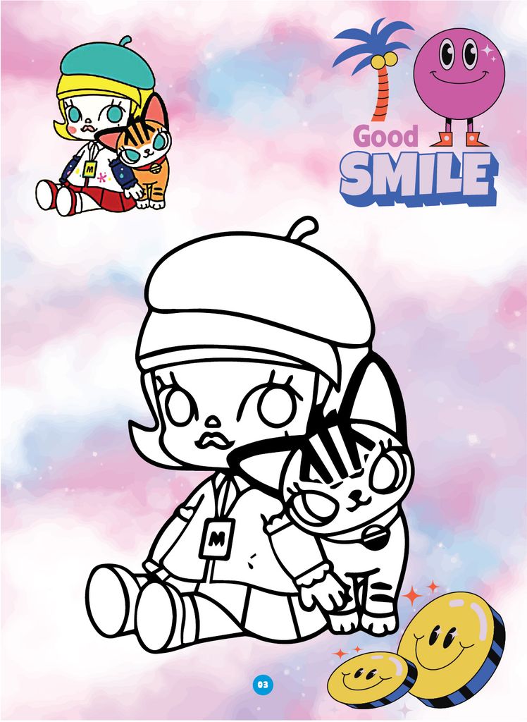 Sách - Bé tô màu - Chủ đề: Molly dạo chơi, Molly khám phá, Kuromi