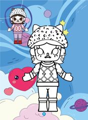 Sách - Bé tô màu - Chủ đề: Molly dạo chơi, Molly khám phá, Kuromi