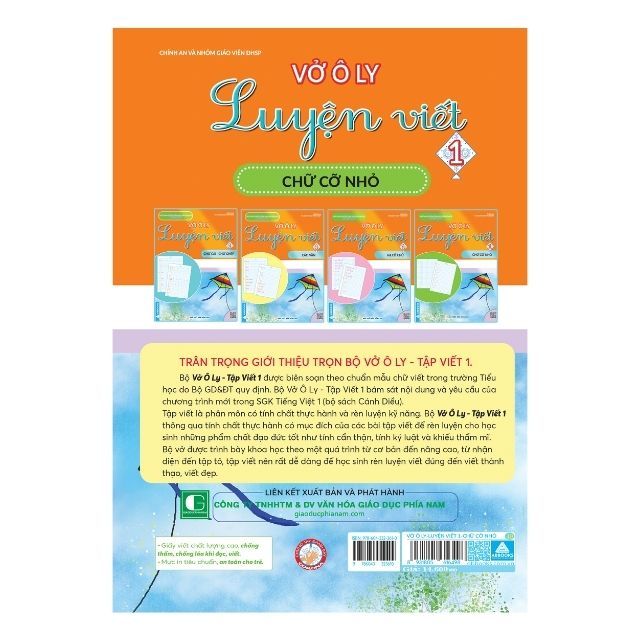 Vở Ô Ly - Luyện Viết 1: Cỡ Chữ Nhỏ - Theo Chuẩn Chương Trình SGK Mới - Bộ Sách Cánh Diều