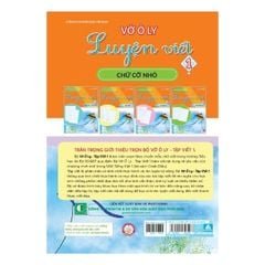 Vở Ô Ly - Luyện Viết 1: Cỡ Chữ Nhỏ - Theo Chuẩn Chương Trình SGK Mới - Bộ Sách Cánh Diều