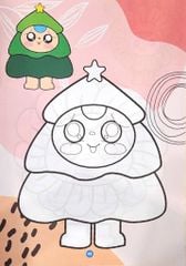 Sách - Bé tô màu - Baby Three dễ thương, đáng yêu - Bộ 2 cuốn