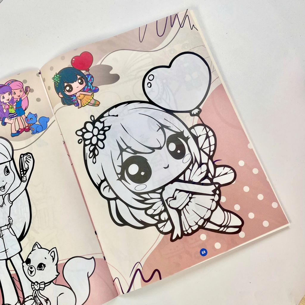 Sách - Bé tô màu ABBOOKS  - Nữ Hoàng Thời Trang - Công Chúa ĐIệu Đà - Bộ 2 cuốn