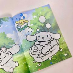Sách - Bé tô màu ABBOOKS  - Cinnamoroll Chăm Ngoan, Dạo chơi trong rừng - Bộ 2 cuốn