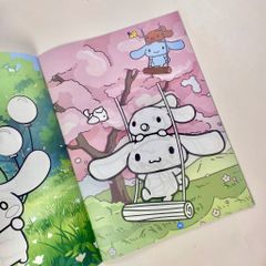 Sách - Bé tô màu ABBOOKS  - Cinnamoroll Chăm Ngoan, Dạo chơi trong rừng - Bộ 2 cuốn