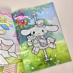 Sách - Bé tô màu ABBOOKS  - Cinnamoroll Chăm Ngoan, Dạo chơi trong rừng - Bộ 2 cuốn