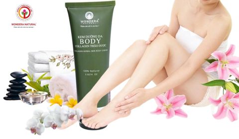  Kem dưỡng trắng da body collagen thảo dược 
