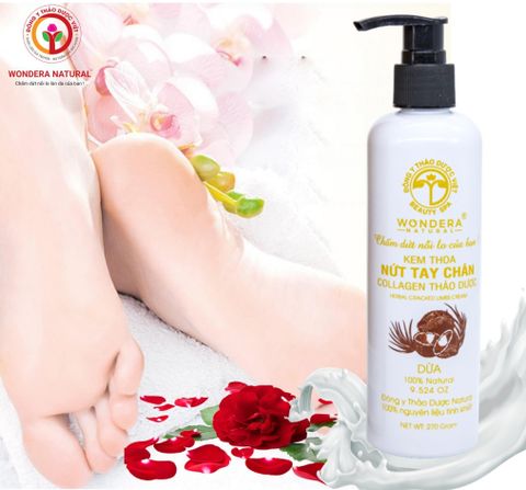  Kem thoa nứt tay chân collagen thảo dược 270G 