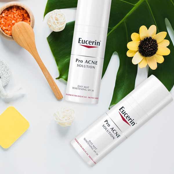 Kem dưỡng trắng, chống nắng dành cho da mụn Eucerin ProAcne - DAY MAT – dalangmin