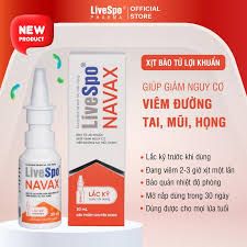 Q- Xịt mũi LiveSpo NAVAX 30ml - bình xịt nhựa (0m+)