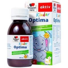 Siro bổ sung vitamin cho bé Doppelherz Kinder Optima hỗ trợ giúp bé ăn ngon, ngủ ngon