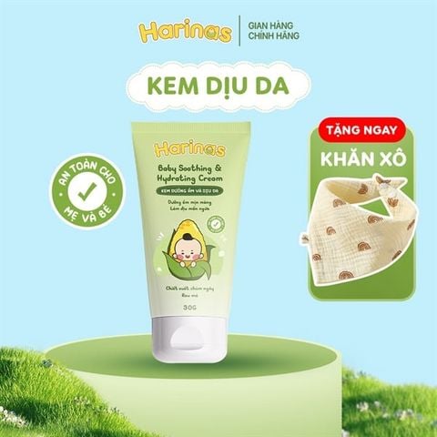 Kem dưỡng ẩm dịu da cho bé Harinas
