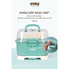 Gía úp bình sữa Binky- Màu xanh lá