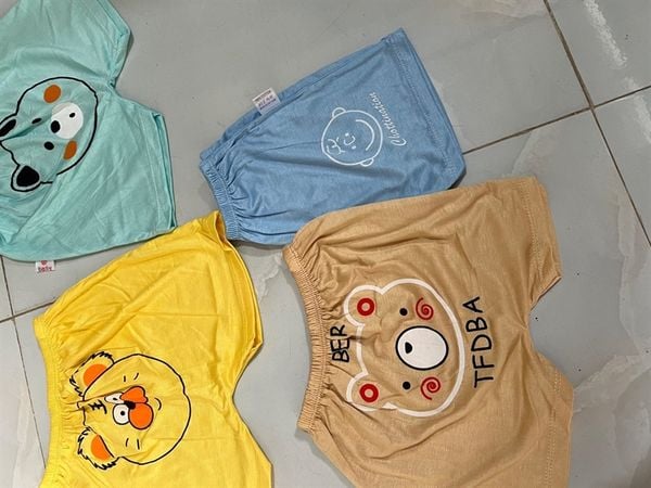 Quần đùi thun lạnh mông thú size 3
