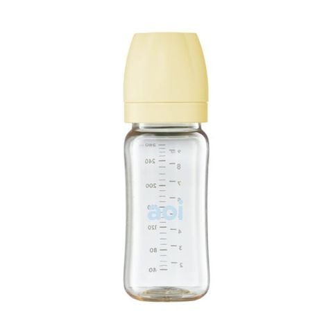 Bình sữa Aoi PPSU Flora 280ml (Đơn sắc ) - Vàng