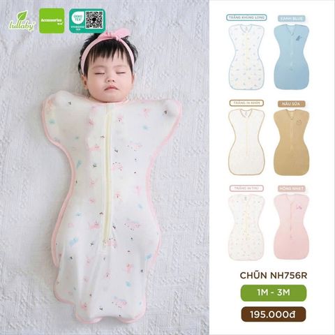 Nhộng chũn cho bé có khóa Lullaby